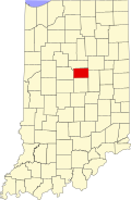 Map of Indiana highlighting Tipton County.svg