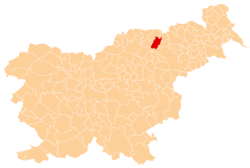 Občina Lovrenc na Pohorju na mapě
