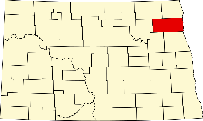 File:Map of North Dakota highlighting Walsh County.svg