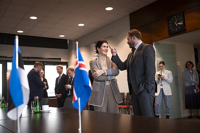 File:Margus Tsahkna Minister of Foreign Affairs of Estonia and Þórdís Kolbrún Reykfjörð Gylfadóttir Minister for Foreign Affairs of Iceland in Estonia, September 2023 34.jpg