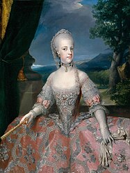 Maria Carolina of Austria circa 1768 date QS:P,+1768-00-00T00:00:00Z/9,P1480,Q5727902