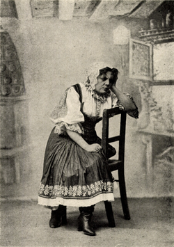 Marie Hübnerová jako Eva (Národní divadlo, 1903)