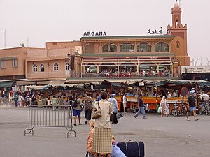 Marrakech - Restaurant Argana 2006.jpg