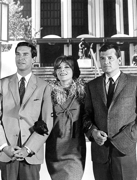 Martin Landau, Barbara Bain and Steven Hill, 1967