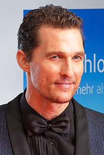 <span class="mw-page-title-main">Matthew McConaughey filmography</span>