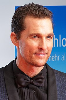 Matthew McConaughey na Goldene Kamera v Berlíně v roce 2014