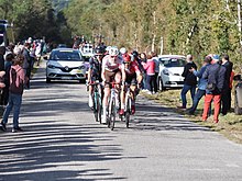 Cyclisme au Ménez Quelc'h.