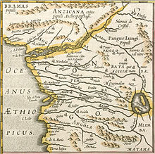 The Bantu Kingdom of Kongo, c. 1630 Mercator Congo map.jpg