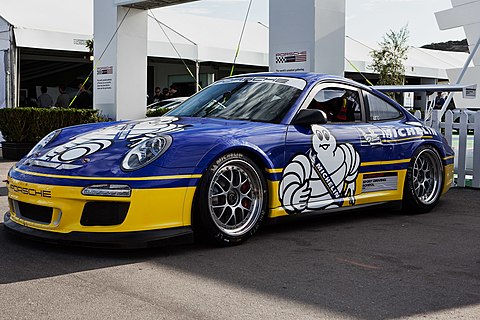 Michelin is the official tyre supplier of the Porsche 911 GT3 Cup cars used in the Porsche Carrera Cup and the Porsche Supercup.