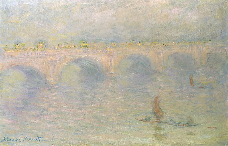 File:Monet - Waterloo Bridge, London, Sun Effect, 1899-1901.jpg