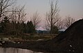 w:Mount Hood in w:Oregon with former location of state mental hospital in foreground.