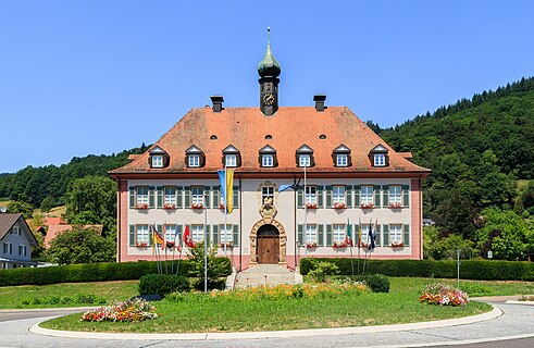 Town hall, Münstertal, Black Forest, Germany