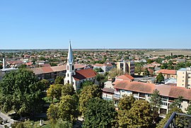 A view of Nădlac from the church