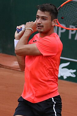 Mariano Navone v kvalifikaci French Open 2023