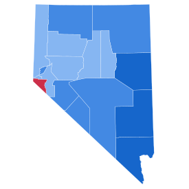 Risultati delle elezioni presidenziali del Nevada 1940.svg