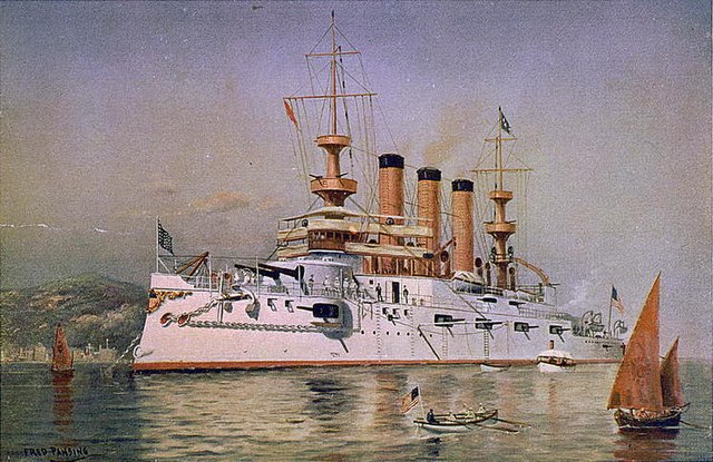 Painting of Maine, c. 1900