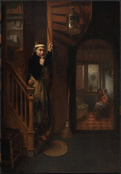 File:Nicolaes Maes - The Eavesdropping Man.jpg