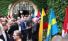 Čeština: Nordic National Days 2018, Novoměstská radnice, Praha English: Wikimedia CZ at Nordic National Days 2018, Prague.