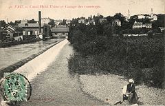 Nouvelles Galeries 40 - PAU - Canal Heid - Usine et Garage des tramways.JPG