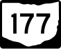 Staatsroute 177 markering