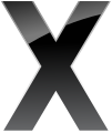 Logo des Betriebssystems Mac OS X