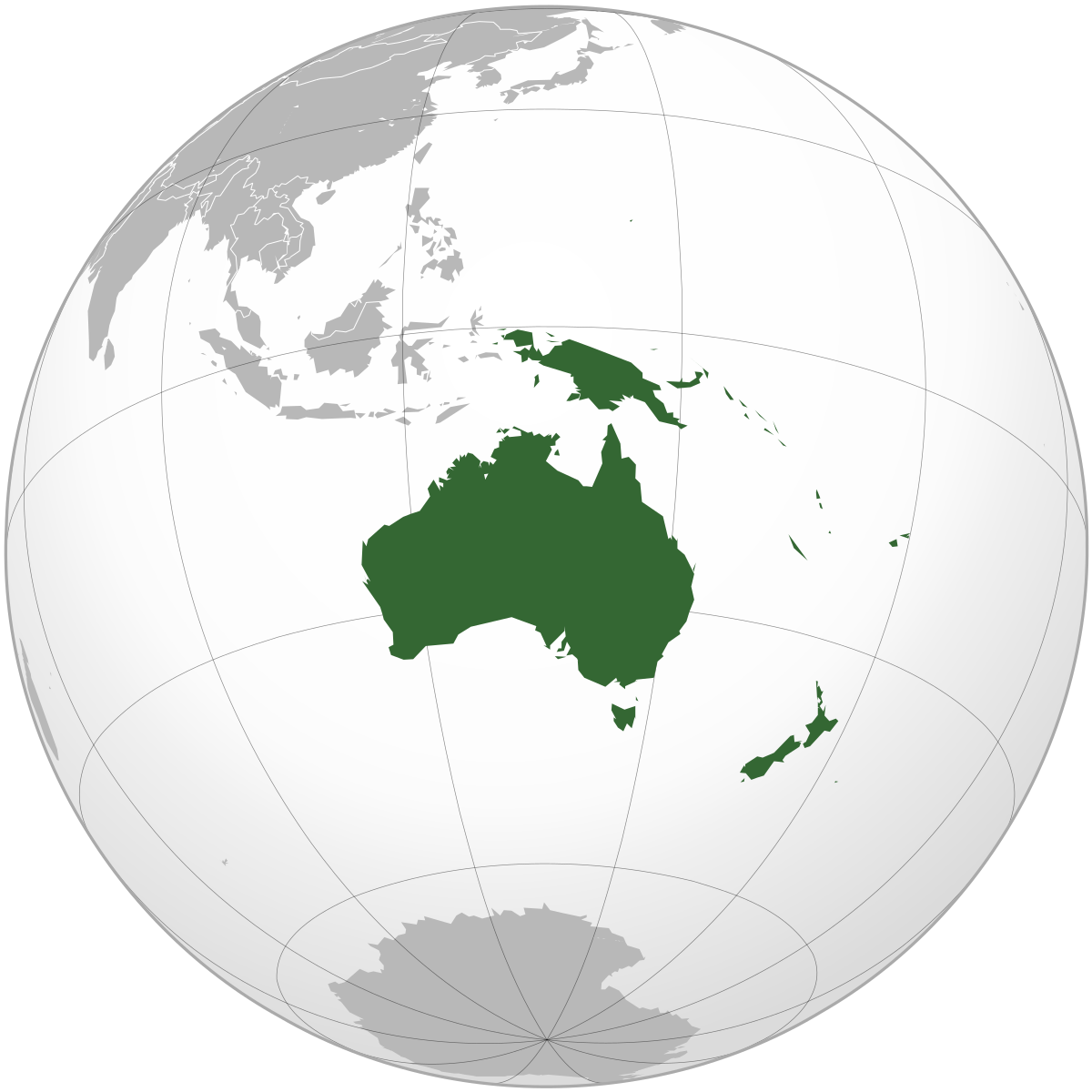 List of Countries in German - Australia