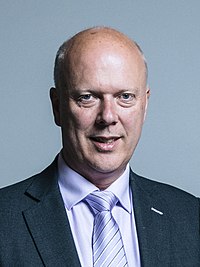 Foto oficial de Chris Grayling como MP (2017)