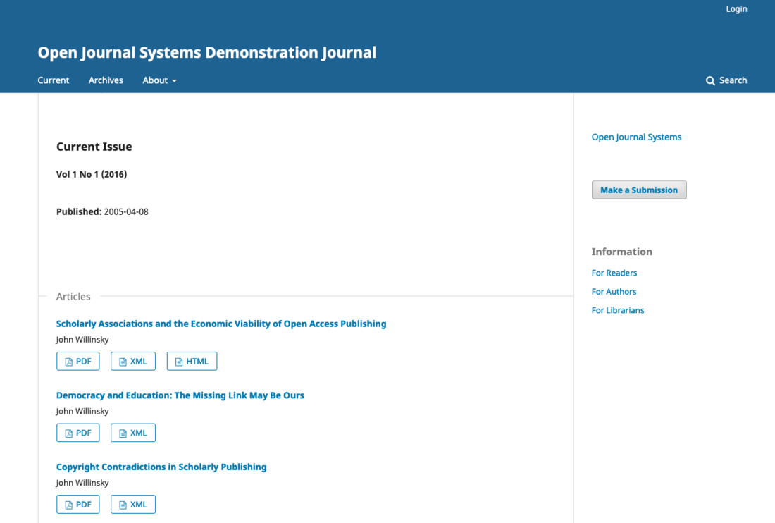 Open Journal Systems