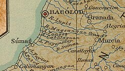 1899 U.S. Coast and Geodetic Survey showing Granada as a separate town.