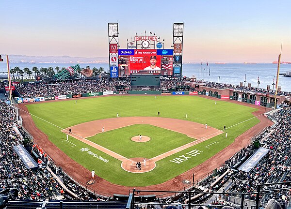 Oracle Park in 2021