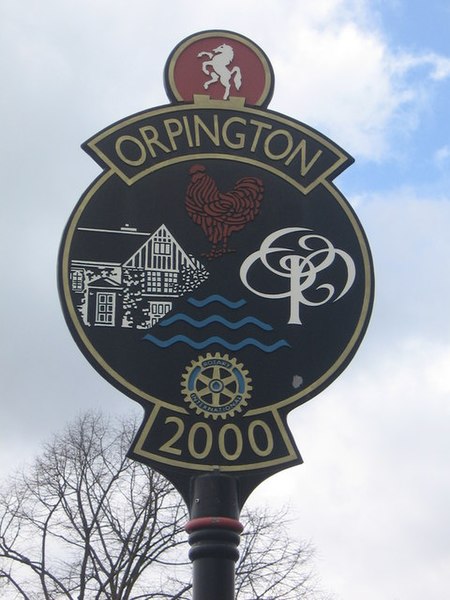 File:Orpington town sign - geograph.org.uk - 1063812.jpg