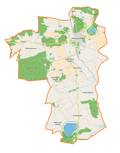 Mapa lokalizacyjna gminy Ostrów Lubelski