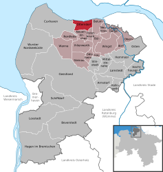 Otterndorf – Mappa