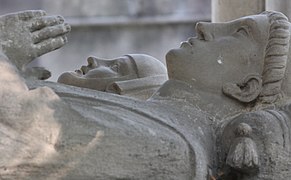 Grabmal Heloisas und Abaelards auf dem Friedhof Père-Lachaise (19. Jh.)