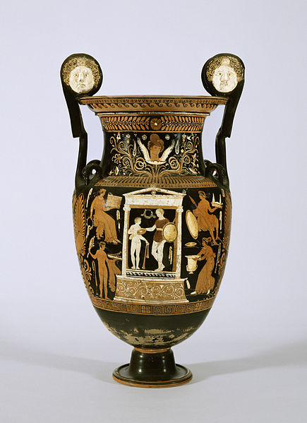 File:Painter of Copenhagen 4223 - Red-Figure Volute Krater - Walters 482759 - Side A.jpg