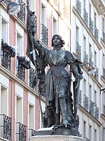 Paris'te Émile Chatrousse tarafından Joan of Arc Heykeli)