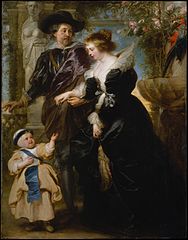 Rubens, His Wife Helena Fourment (1614–1673), and One of Their Children