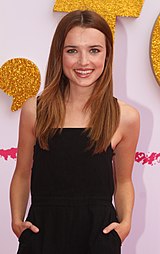 Phillipa Northeast (pictured) plays Evelyn MacGuire, Josh's second love interest. Phillipa Northeast (39861649531).jpg