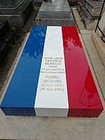 Grave of Pierre Restany and Jos De Cock