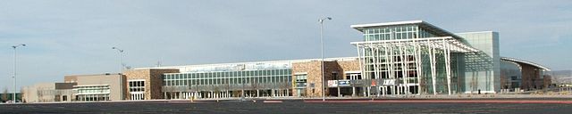 The Pit (east facade, viewed from University Stadium) in 2011