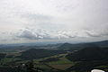 Čeština: Pohled z Milešovky na jihozápad. České středohoří, Česká republika. English: View from Milešovka hill towards southwest, České středohoří, Czech Republic.