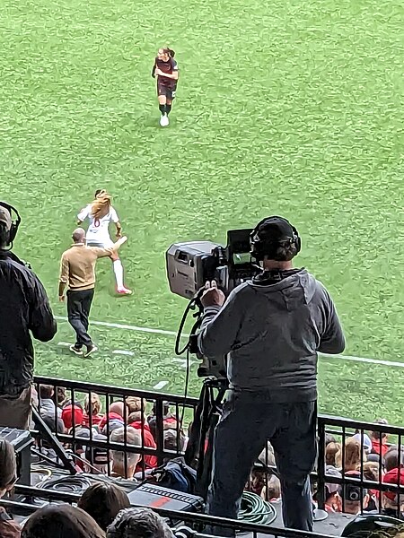 The NWSL increased the number and quality of cameras used for matches during the 2022 season.