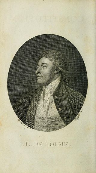 <span class="mw-page-title-main">Jean-Louis de Lolme</span>