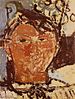 Portrait de Pablo Picasso par Amadeo Modigliani, en 1915.