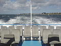 L'Île de Batz vue du bateau Reine du Léon