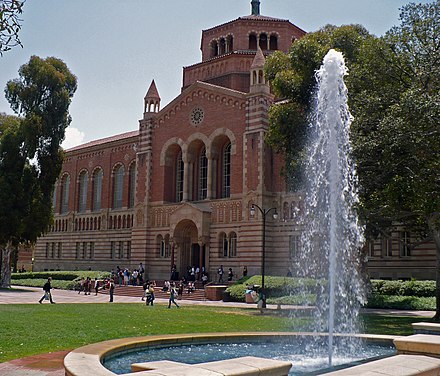 Powell Library, built in 1929, is one of the four oldest buildings on the UCLA campus.