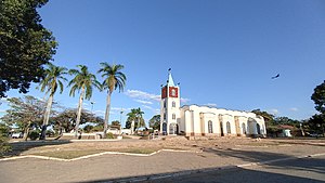 Praça e Igreja Matriz Santa Barbara