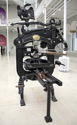 <span class="mw-page-title-main">Columbian press</span> Hand-operated printing press