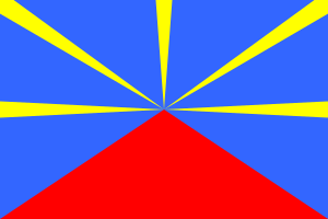 Flag of Réunion(unofficial)