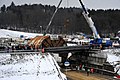 Provisorische Brücke zwischen Biel und Orpund (2010)